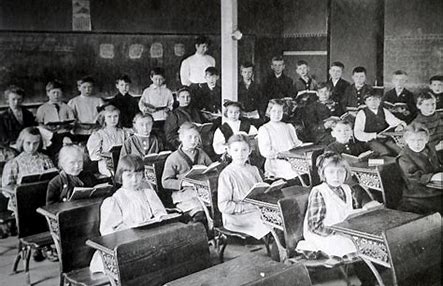 a Victorian classroom